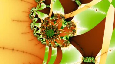 Soyut Bilgisayar Fraktal Tasarımı. Fraktal hiç bitmeyen bir desen. Fraktallar, farklı ölçeklerde kendine benzeyen sonsuz derecede karmaşık kalıplardır.