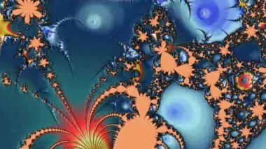 Soyut Bilgisayar Fraktal Tasarımı. Fraktal hiç bitmeyen bir desen. Fraktallar, farklı ölçeklerde kendine benzeyen sonsuz derecede karmaşık kalıplardır.