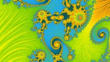 Soyut Bilgisayar Fraktal Tasarımı. Fraktal hiç bitmeyen bir desen. Fraktallar, farklı ölçeklerde kendine benzeyen sonsuz derecede karmaşık kalıplardır.