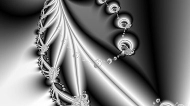 Soyut Bilgisayar Fraktal Tasarımı. Fraktal hiç bitmeyen bir desen. Fraktallar, farklı ölçeklerde kendine benzeyen sonsuz derecede karmaşık kalıplardır. Cep telefonu duvar kağıdı için harika.