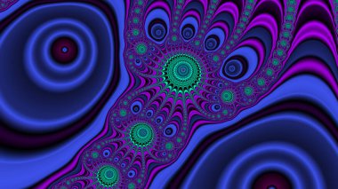 Soyut Bilgisayar Fraktal Tasarımı. Fraktal hiç bitmeyen bir desen. Fraktallar, farklı ölçeklerde kendine benzeyen sonsuz derecede karmaşık kalıplardır. Cep telefonu duvar kağıdı için harika.