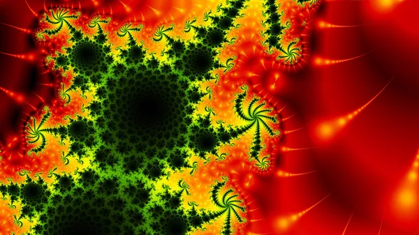 Abstract Computer Generated Fractal Design Fractal Padrão Interminável Fractais São — Fotografia de Stock