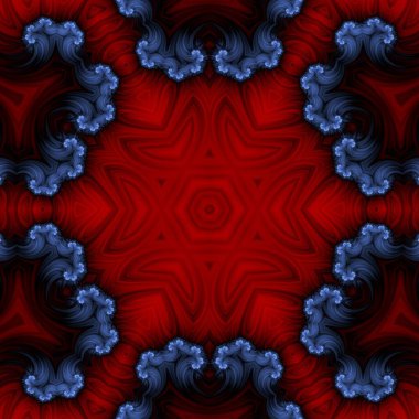 Soyut Bilgisayar Fraktal Tasarımı. Fraktal hiç bitmeyen bir desen. Fraktallar, farklı ölçeklerde kendine benzeyen sonsuz derecede karmaşık kalıplardır. Cep telefonu duvar kağıdı için harika.