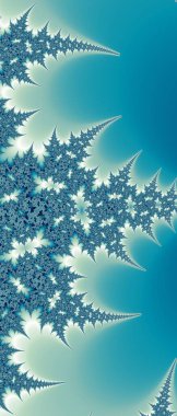 Soyut Bilgisayar Fraktal Tasarımı. Fraktal hiç bitmeyen bir desen. Fraktallar, farklı ölçeklerde kendine benzeyen sonsuz derecede karmaşık kalıplardır. Cep telefonu duvar kağıdı için harika.