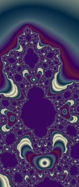 Soyut Bilgisayar Fraktal Tasarımı. Fraktal hiç bitmeyen bir desen. Fraktallar, farklı ölçeklerde kendine benzeyen sonsuz derecede karmaşık kalıplardır. Cep telefonu duvar kağıdı için harika.