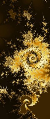 Soyut Bilgisayar Fraktal Tasarımı. Fraktal hiç bitmeyen bir desen. Fraktallar, farklı ölçeklerde kendine benzeyen sonsuz derecede karmaşık kalıplardır. Cep telefonu duvar kağıdı için harika.