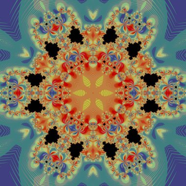 Soyut Bilgisayar Fraktal Tasarımı. Fraktal hiç bitmeyen bir desen. Fraktallar, farklı ölçeklerde kendine benzeyen sonsuz derecede karmaşık kalıplardır. Cep telefonu duvar kağıdı için harika.