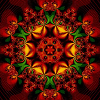 Soyut Bilgisayar Fraktal Tasarımı. Fraktal hiç bitmeyen bir desen. Fraktallar, farklı ölçeklerde kendine benzeyen sonsuz derecede karmaşık kalıplardır. Cep telefonu duvar kağıdı için harika.