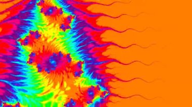 Soyut Bilgisayar Fraktal Tasarımı. Fraktal hiç bitmeyen bir desen. Fraktallar, farklı ölçeklerde kendine benzeyen sonsuz derecede karmaşık kalıplardır.