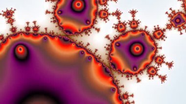 Soyut Bilgisayar Fraktal Tasarımı. Fraktal hiç bitmeyen bir desen. Fraktallar, farklı ölçeklerde kendine benzeyen sonsuz derecede karmaşık kalıplardır.