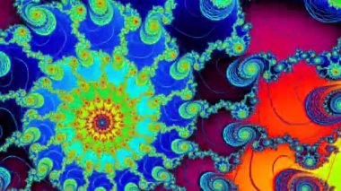 Soyut Bilgisayar Fraktal Tasarımı. Fraktal hiç bitmeyen bir desen. Fraktallar, farklı ölçeklerde kendine benzeyen sonsuz derecede karmaşık kalıplardır.