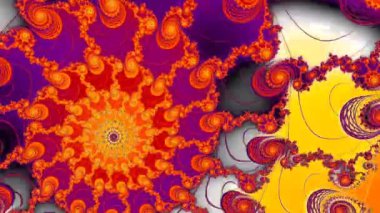 Soyut Bilgisayar Fraktal Tasarımı. Fraktal hiç bitmeyen bir desen. Fraktallar, farklı ölçeklerde kendine benzeyen sonsuz derecede karmaşık kalıplardır.