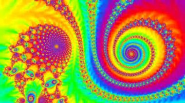 Soyut Bilgisayar Fraktal Tasarımı. Fraktal hiç bitmeyen bir desen. Fraktallar, farklı ölçeklerde kendine benzeyen sonsuz derecede karmaşık kalıplardır.