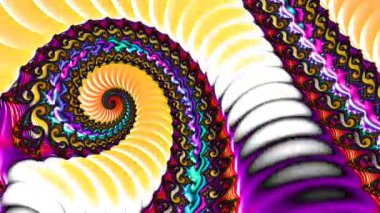 Soyut Bilgisayar Fraktal Tasarımı. Fraktal hiç bitmeyen bir desen. Fraktallar, farklı ölçeklerde kendine benzeyen sonsuz derecede karmaşık kalıplardır.