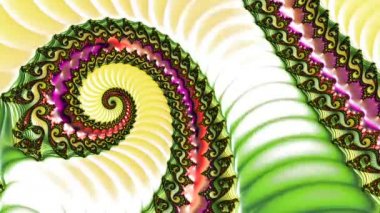 Soyut Bilgisayar Fraktal Tasarımı. Fraktal hiç bitmeyen bir desen. Fraktallar, farklı ölçeklerde kendine benzeyen sonsuz derecede karmaşık kalıplardır.