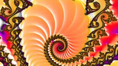 Soyut Bilgisayar Fraktal Tasarımı. Fraktal hiç bitmeyen bir desen. Fraktallar, farklı ölçeklerde kendine benzeyen sonsuz derecede karmaşık kalıplardır.