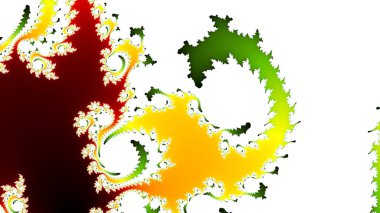 Soyut Bilgisayar Fraktal Tasarımı. Fraktal hiç bitmeyen bir desen. Fraktallar, farklı ölçeklerde kendine benzeyen sonsuz derecede karmaşık kalıplardır.