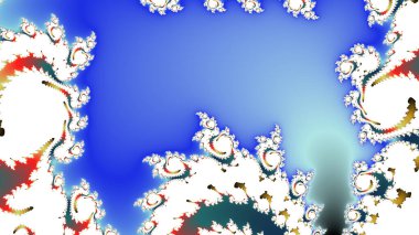 Soyut Bilgisayar Fraktal Tasarımı. Fraktal hiç bitmeyen bir desen. Fraktallar, farklı ölçeklerde kendine benzeyen sonsuz derecede karmaşık kalıplardır.