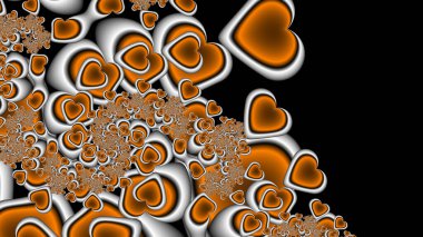 Soyut Bilgisayar Fraktal Tasarımı. Fraktal hiç bitmeyen bir desen. Fraktallar, farklı ölçeklerde kendine benzeyen sonsuz derecede karmaşık kalıplardır.