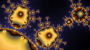 Soyut Bilgisayar Fraktal Tasarımı. Fraktal hiç bitmeyen bir desen. Fraktallar, farklı ölçeklerde kendine benzeyen sonsuz derecede karmaşık kalıplardır.