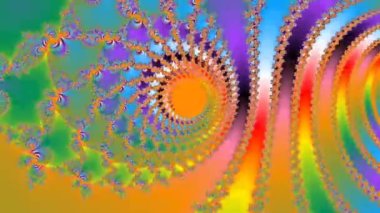 Soyut Bilgisayar Fraktal Tasarımı. Fraktal hiç bitmeyen bir desen. Fraktallar, farklı ölçeklerde kendine benzeyen sonsuz derecede karmaşık kalıplardır.