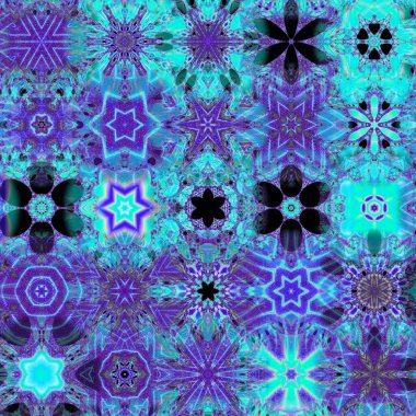 Soyut Bilgisayar Fraktal Tasarımı. Fraktal hiç bitmeyen bir desen. Fraktallar, farklı ölçeklerde kendine benzeyen sonsuz derecede karmaşık kalıplardır.