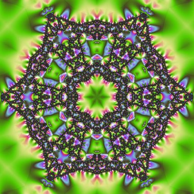 Soyut Bilgisayar Fraktal Tasarımı. Fraktal hiç bitmeyen bir desen. Fraktallar, farklı ölçeklerde kendine benzeyen sonsuz derecede karmaşık kalıplardır.