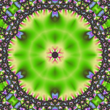 Soyut Bilgisayar Fraktal Tasarımı. Fraktal hiç bitmeyen bir desen. Fraktallar, farklı ölçeklerde kendine benzeyen sonsuz derecede karmaşık kalıplardır.