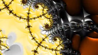 Soyut Bilgisayar Fraktal Tasarımı. Fraktal hiç bitmeyen bir desen. Fraktallar, farklı ölçeklerde kendine benzeyen sonsuz derecede karmaşık kalıplardır.