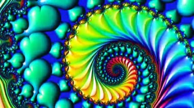 Soyut Bilgisayar Fraktal Tasarımı. Fraktal hiç bitmeyen bir desen. Fraktallar, farklı ölçeklerde kendine benzeyen sonsuz derecede karmaşık kalıplardır.