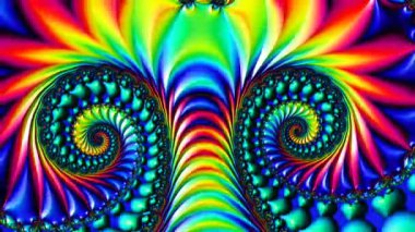 Soyut Bilgisayar Fraktal Tasarımı. Fraktal hiç bitmeyen bir desen. Fraktallar, farklı ölçeklerde kendine benzeyen sonsuz derecede karmaşık kalıplardır.