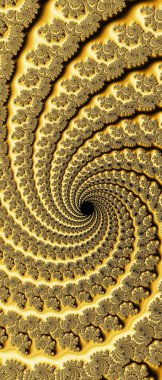 Soyut Bilgisayar Fraktal Tasarımı. Fraktal hiç bitmeyen bir desen. Fraktallar, farklı ölçeklerde kendine benzeyen sonsuz derecede karmaşık kalıplardır.