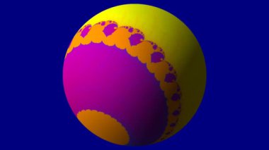 Soyut Bilgisayar Fraktal Tasarımı. Fraktal hiç bitmeyen bir desen. Fraktallar, farklı ölçeklerde kendine benzeyen sonsuz derecede karmaşık kalıplardır.