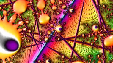 Soyut Bilgisayar Fraktal Tasarımı. Fraktal hiç bitmeyen bir desen. Fraktallar, farklı ölçeklerde kendine benzeyen sonsuz derecede karmaşık kalıplardır.