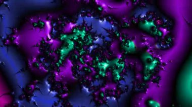 Soyut Bilgisayar Fraktal Tasarımı. Fraktal hiç bitmeyen bir desen. Fraktallar, farklı ölçeklerde kendine benzeyen sonsuz derecede karmaşık kalıplardır.