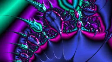 Soyut Bilgisayar Fraktal Tasarımı. Fraktal hiç bitmeyen bir desen. Fraktallar, farklı ölçeklerde kendine benzeyen sonsuz derecede karmaşık kalıplardır.