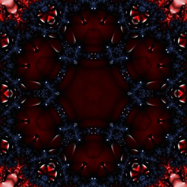 Soyut Bilgisayar Fraktal Tasarımı. Fraktal hiç bitmeyen bir desen. Fraktallar, farklı ölçeklerde kendine benzeyen sonsuz derecede karmaşık kalıplardır.