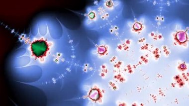 Soyut Bilgisayar Fraktal Tasarımı. Fraktal hiç bitmeyen bir desen. Fraktallar, farklı ölçeklerde kendine benzeyen sonsuz derecede karmaşık kalıplardır.