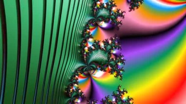 Soyut Bilgisayar Fraktal Tasarımı. Fraktal hiç bitmeyen bir desen. Fraktallar, farklı ölçeklerde kendine benzeyen sonsuz derecede karmaşık kalıplardır.