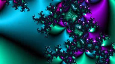 Soyut Bilgisayar Fraktal Tasarımı. Fraktal hiç bitmeyen bir desen. Fraktallar, farklı ölçeklerde kendine benzeyen sonsuz derecede karmaşık kalıplardır.