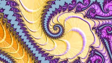 Soyut Bilgisayar Fraktal Tasarımı. Fraktal hiç bitmeyen bir desen. Fraktallar, farklı ölçeklerde kendine benzeyen sonsuz derecede karmaşık kalıplardır.