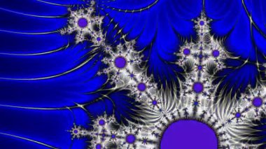 Soyut Bilgisayar Fraktal Tasarımı. Fraktal hiç bitmeyen bir desen. Fraktallar, farklı ölçeklerde kendine benzeyen sonsuz derecede karmaşık kalıplardır.