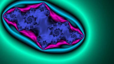 Soyut Bilgisayar Fraktal Tasarımı. Fraktal hiç bitmeyen bir desen. Fraktallar, farklı ölçeklerde kendine benzeyen sonsuz derecede karmaşık kalıplardır.