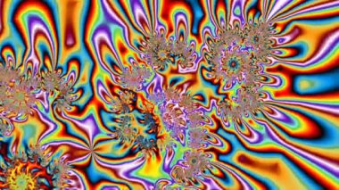 Soyut Bilgisayar Fraktal Tasarımı. Fraktal hiç bitmeyen bir desen. Fraktallar, farklı ölçeklerde kendine benzeyen sonsuz derecede karmaşık kalıplardır.