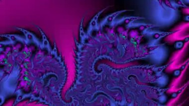 Soyut Bilgisayar Fraktal Tasarımı. Fraktal hiç bitmeyen bir desen. Fraktallar, farklı ölçeklerde kendine benzeyen sonsuz derecede karmaşık kalıplardır.