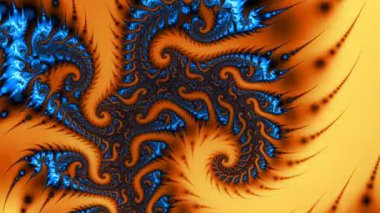 Soyut Bilgisayar Fraktal Tasarımı. Fraktal hiç bitmeyen bir desen. Fraktallar, farklı ölçeklerde kendine benzeyen sonsuz derecede karmaşık kalıplardır.