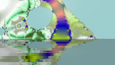 Soyut Bilgisayar Fraktal Tasarımı. Fraktal hiç bitmeyen bir desen. Fraktallar, farklı ölçeklerde kendine benzeyen sonsuz derecede karmaşık kalıplardır.