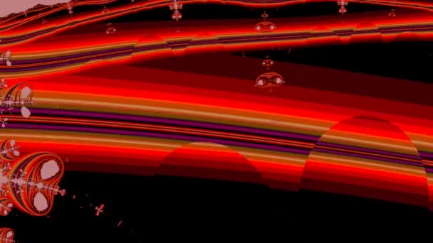 Абстрактный Дизайн Фрактал Бесконечная Закономерность Фракталы Являются Бесконечно Сложными Структурами — стоковое видео