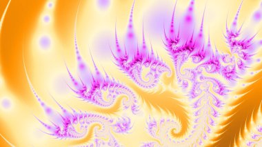 Soyut Bilgisayar Fraktal Tasarımı. Fraktal hiç bitmeyen bir desen. Fraktallar, farklı ölçeklerde kendine benzeyen sonsuz derecede karmaşık kalıplardır.