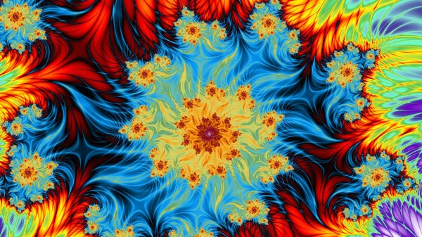 Αφηρημένος Υπολογιστής Που Δημιουργείται Fractal Σχεδιασμός Φράκταλ Είναι Ένα Ατέρμονο — Φωτογραφία Αρχείου